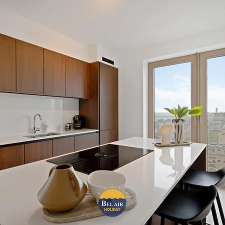 Exclusive Two-bedroom With Panoramic Sea And Views T153 Daire Oostende